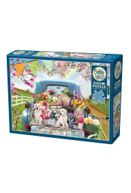 Puzzle 500 Wiosenna przeja�d�ka 113776 Cobble Hill