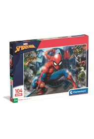 Puzzle 104 el. SuperColor. Spider-Man Clementoni