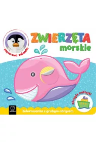 Zwierz�ta morskie. Kolorowanka z grubym obrysem