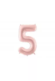 PartyDeco Balon foliowy 5 jasny r�owy 72cm