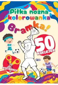 Pi�ka no�na. Kolorowanka