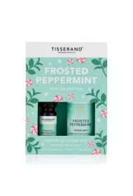 Tisserand Aromatherapy Zestaw olejek eteryczny + mgieka do pomieszcze Frosted Peppermint Duo Collection 9 ml + 100 ml