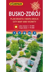 Busko-Zdr�j Plan miasta i mapa okolic plan miasta skala 1 : 10 000
