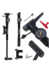 Pompka do roweru z manometrem RALLEX rowerowa rczna do piki materaca z uchwytem na rower