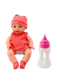 Lalka bobas z butelk� 30cm LeanToys