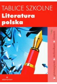 Tablice szkolne. Literatura polska. Gimnazjum, technikum, liceum