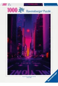 Puzzle 1000 el. Neony w Nowym Jorku Ravensburger