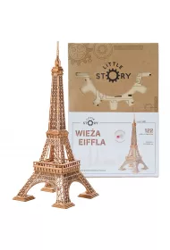 Robotime Little Story Drewniane Puzzle Model 3D - Wiea Eiffla