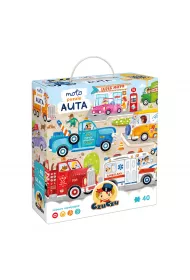 Moto puzzle 40 el. CzuCzu. Auta Bright Junior Media