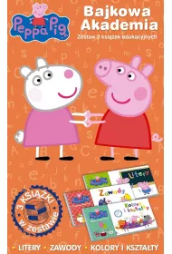 �winka Peppa. Bajkowa Akademia, nr. 1. Litery. Zawody. Kolory i kszta�ty