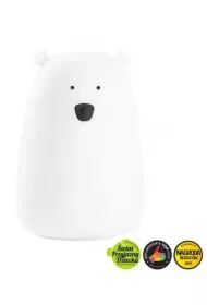 Rabbit&Friends Mi duy lampka silikonowa biaa