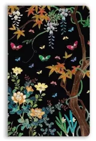 Flame Tree Notatnik B6 Kwiaty i motyle Ashmolean linia