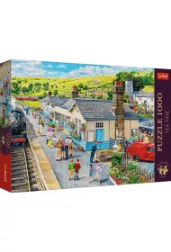 Puzzle 1000 el. Dworzec kolejowy Trefl
