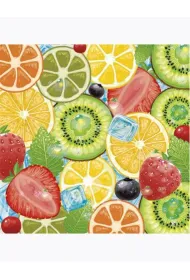 Serwetki DAISY Lunch SD 330x330 Owoce 044801