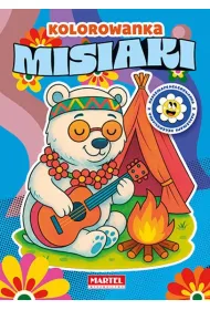 Kolorowanka z naklejkami Misiaki