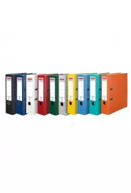 Herlitz Segregator A4 PP Q file bia�y 8 cm
