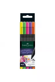 Faber-Castell Cienkopisy neonowe Grip 5 szt.