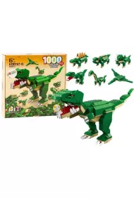 Klocki konstrukcyjne 6w1 Dinozaury 1000el