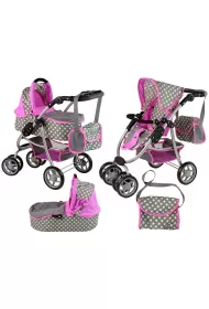 LeanToys W�zek dla lalek spacer�wka 2w1 gondola