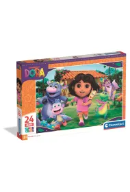 Puzzle 24 el. Maxi SuperColor. Dora Clementoni
