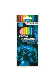 Kredki o��wkowe 12 kolor�w Pad STARPAK 559670
