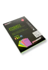 Polsirhurt Etykiety samoprzylepne A4 fluo czerwone 100 szt.