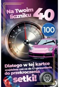Yeku Karnet Prawo Jazdy 40 urodziny damskie