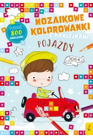 Mozaikowe kolorowanki. Pojazdy