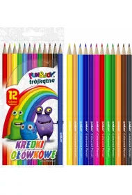 Titanum Kredki o��wkowe tr�jk�tne 12 szt.