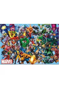 Puzzle 1000 el. Superbohaterowie i z�oczy�cy Marvela Educa