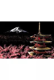 Twoje Hobby Mount Fuji. Magiczna zdrapka - wydrapywanka 40.0 x 28.5 cm