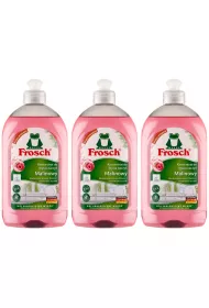 Frosch Pyn do mycia naczy malinowy koncentrat Zestaw 3 x 500 ml
