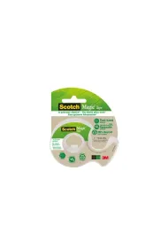 3M Ta�ma biurowa ekologiczna SCOTCH&reg; Magic&trade; (9-1920D), matowa, z dyspenserem, 19mm, 20m