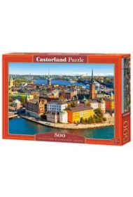 Puzzle 500 el. Sztokholm Stare Miasto Castorland