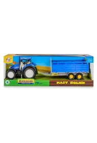 Traktor New Holland T5 z przyczep� do transportu inwentarza Daffi