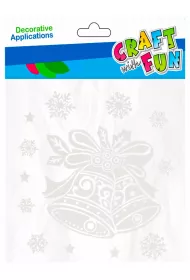 Craft with Fun Naklejki na szyb� Bo�e Narodzenie Dzwonki