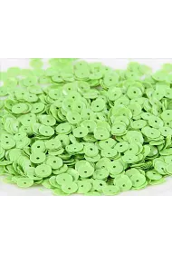 CEKINY 6MM/15GRAM SELEDYNOWY PASTELOWY