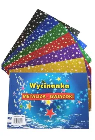 Cormoran Wycinanka A4 metalizowana Gwiazdki
