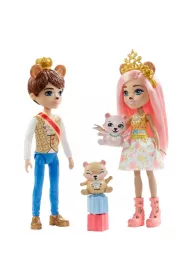 Enchantimals Krlewskie Lalki Braylee & Bannon Bear Niedwiadki 2-pak GYJ07 Mattel