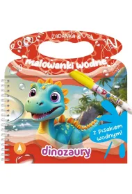 Malowanka 200X140 Zadanka & malowanki wodne. Dinozaury  PISAK SKRZAT 079906