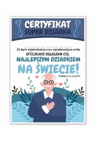 LearnHow Certyfikat A4 Dzie� Super Dziadka