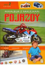 Minialbum z naklejkami. Pojazdy cz.2