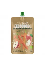 Owolovo Mus jabkowo-marchewkowy Ekodobro 200 g Bio