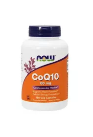 Now Foods Koenzym Q10 60 mg Suplement diety 180 kaps.