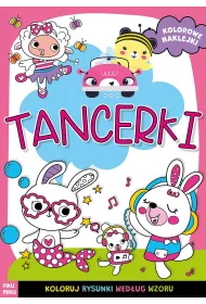 Tancerki. Kolorowe naklejki