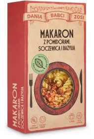Dania Babci Zosi Makaron z pomidorami, soczewic i bazyli 180 g