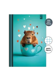 EV-Corp Zeszyt A4 Kapibara morska kratka, 90g 32 kartki