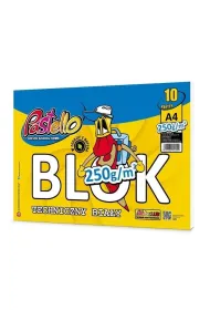 Alfa Pastello Blok techniczny A4 250g 10 kartek