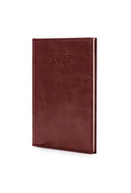 Kalendarz 2027 A5 Agenda Tygodniowy Br�zowy