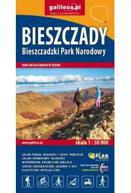 Bieszczady - Bieszczadzki PN - mapa 1:50 000